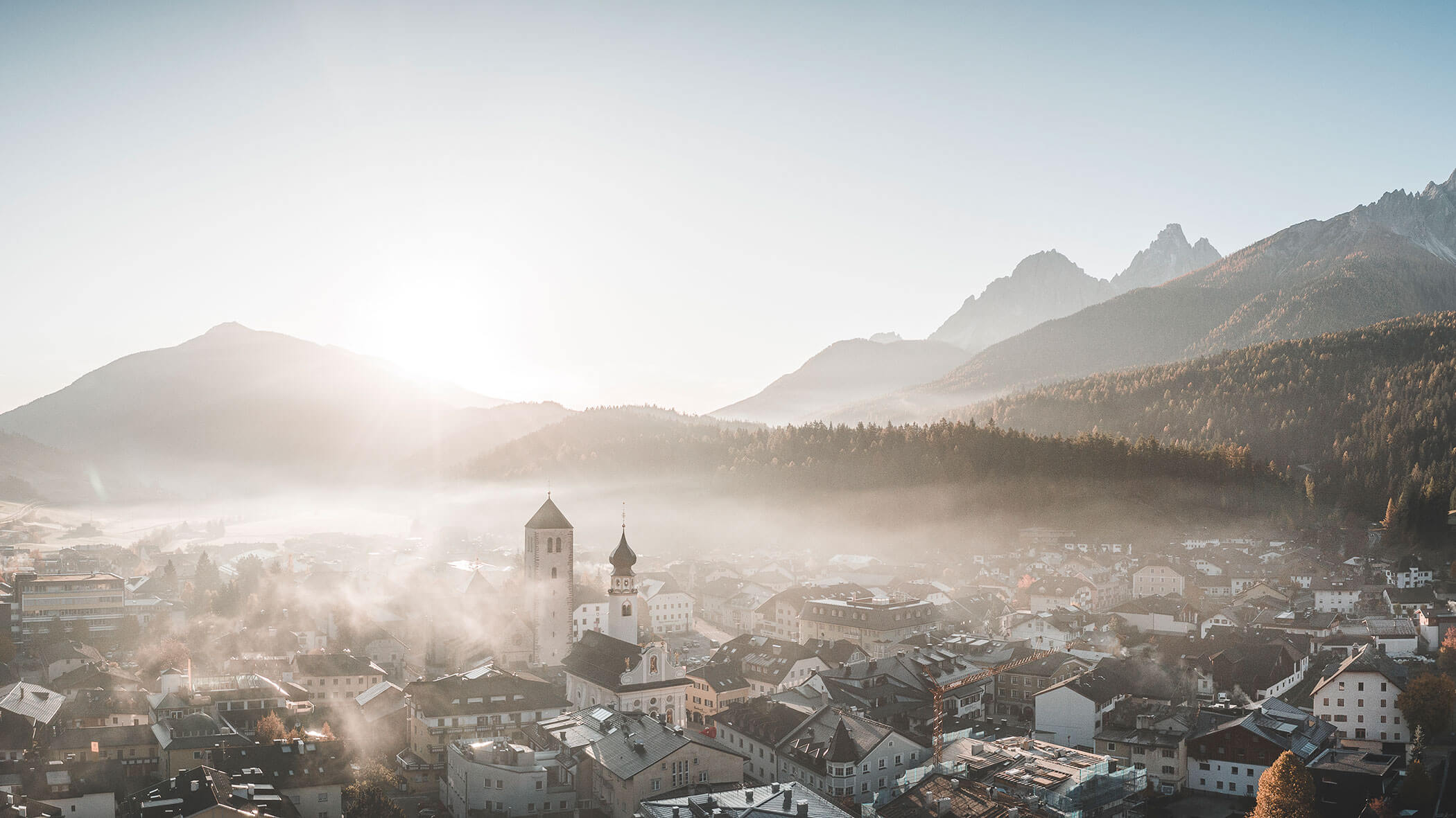The village of San Candido in summer - Zin Park Residence